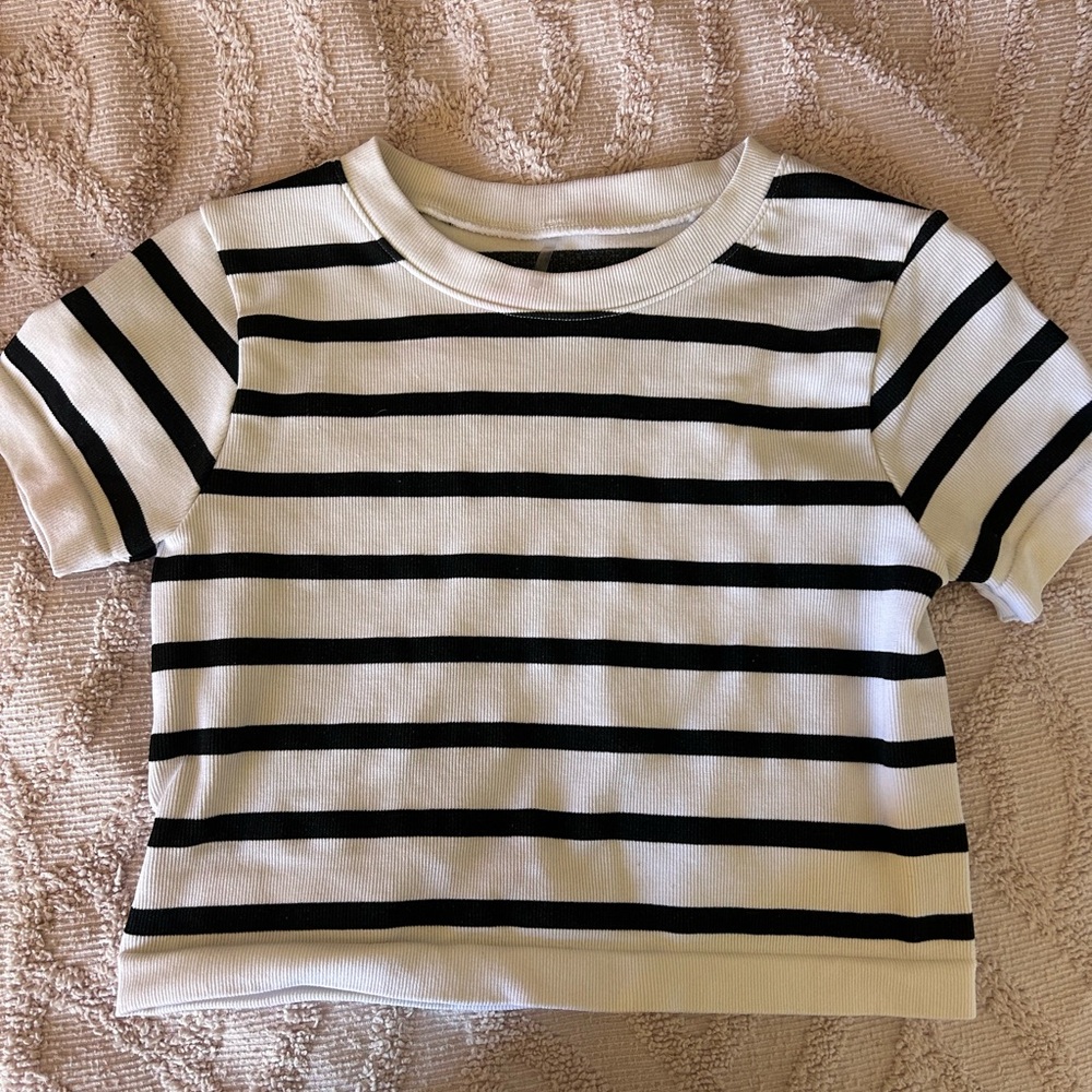 Striped Black and White Shirt
